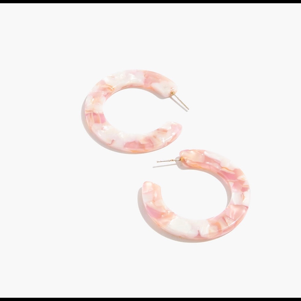 Madewell Acetate Hoop Earrings
